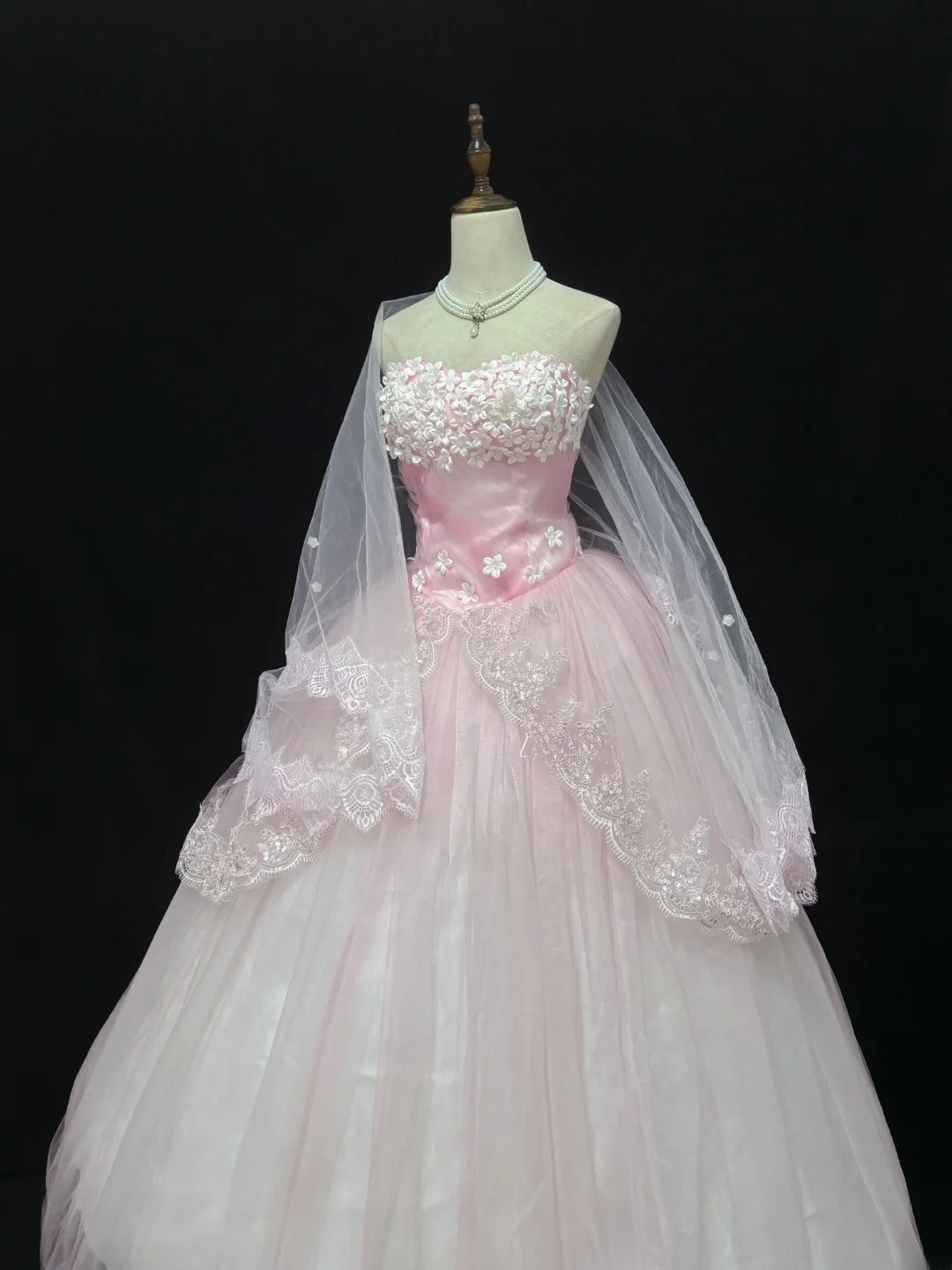 Fairytale Ball Gown Sweethart Tulle Long With Ruffled Quince Dress inspo Quinceanera Dresses Sweet 15 16 Outfits RB7832