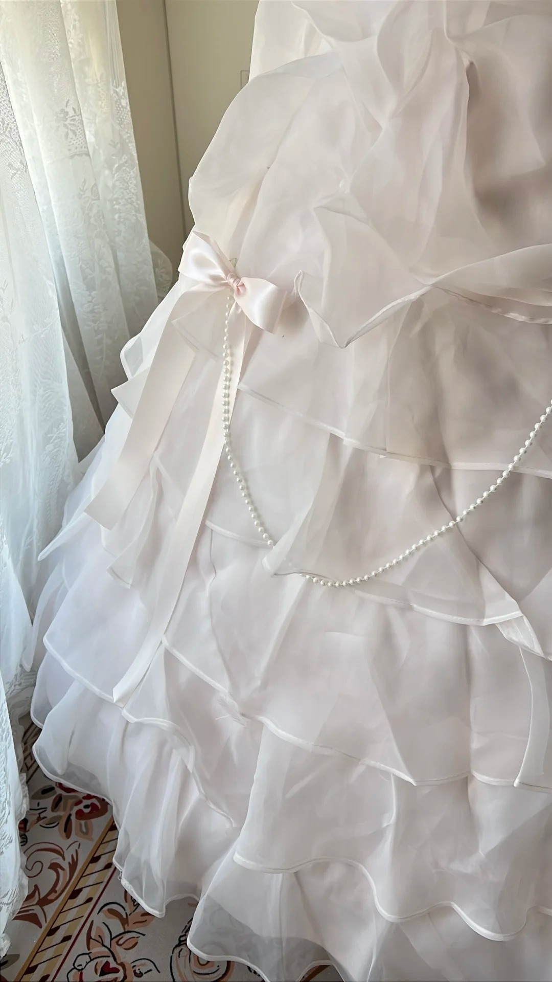 Cute Sweet 16 Dress Long Strapless Blush Pink With Tiered Layers Ball Gown Sweet Sixteen Birthday Dresses RC0702
