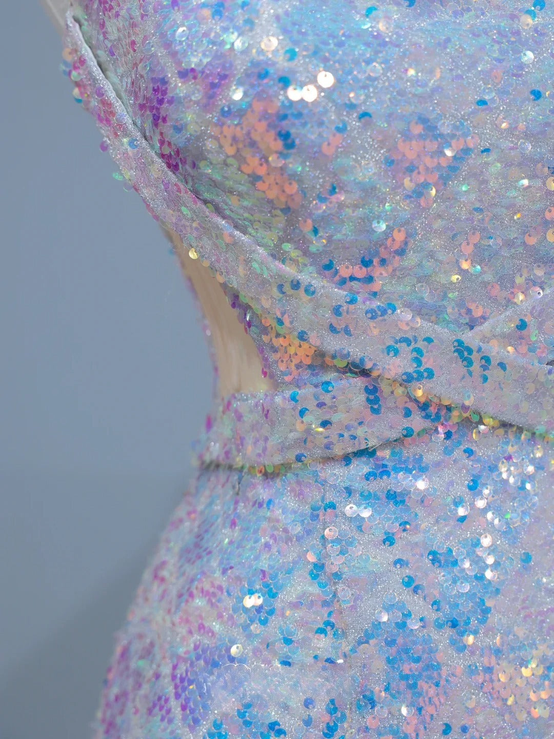 Robe de bal élégante et esthétique, coupe trapèze, col carré, sequins, longue, style inspirant, corset ajusté, robe de soirée longue et formelle AS400