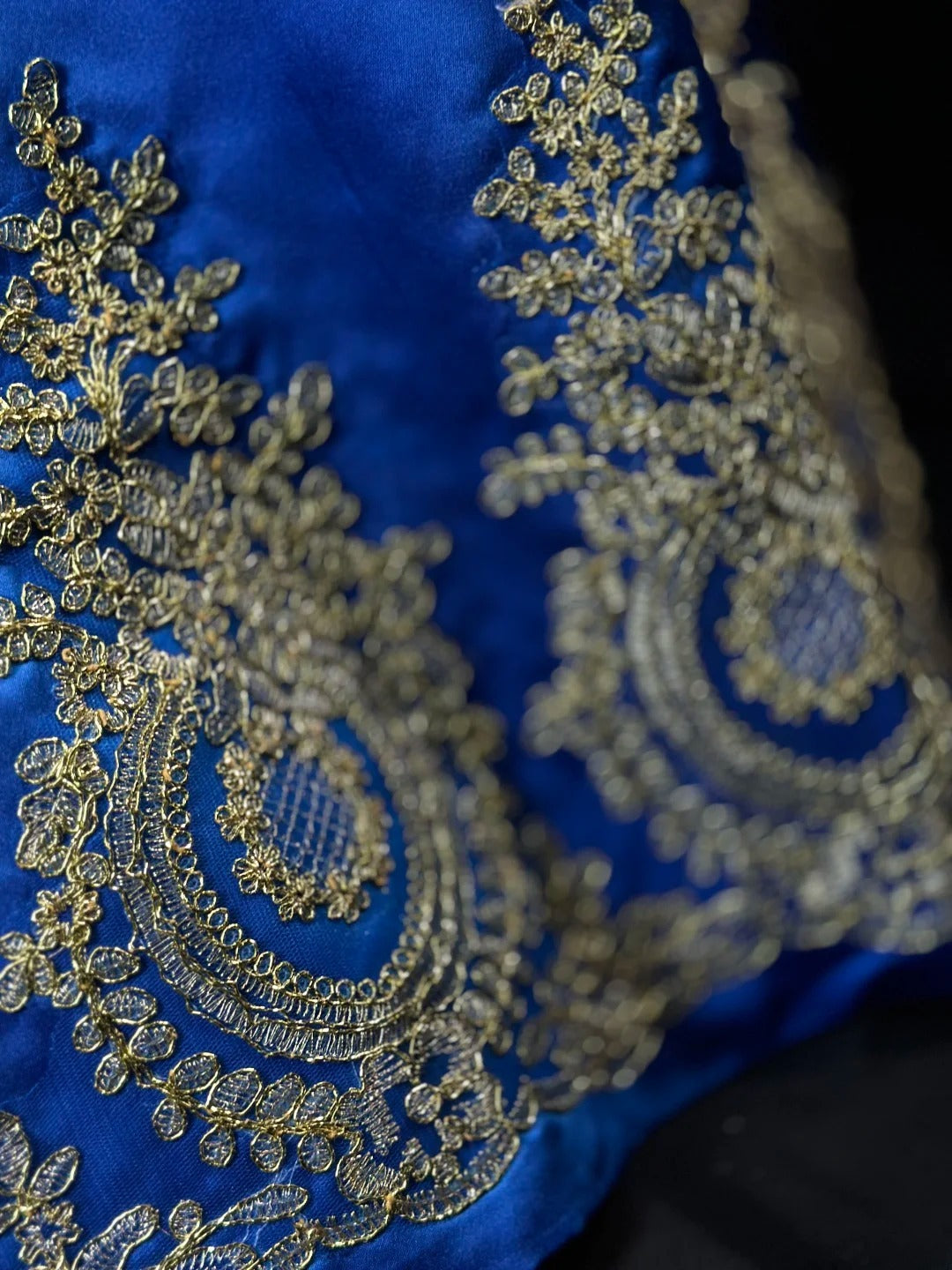 Vintage 2000s Prom Dresses Mermaid Sweetheart Royal Blue With Gold Lace Long Party Formal Outfits RB6219