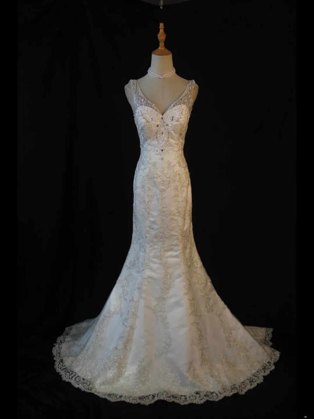 Robe de mariée sirène élégante en tulle transparent blanc vintage à bustier cœur et traîne balayée pour femme AS406