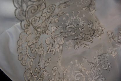 Robe de mariée sirène élégante en tulle transparent blanc vintage à bustier cœur et traîne balayée pour femme AS406