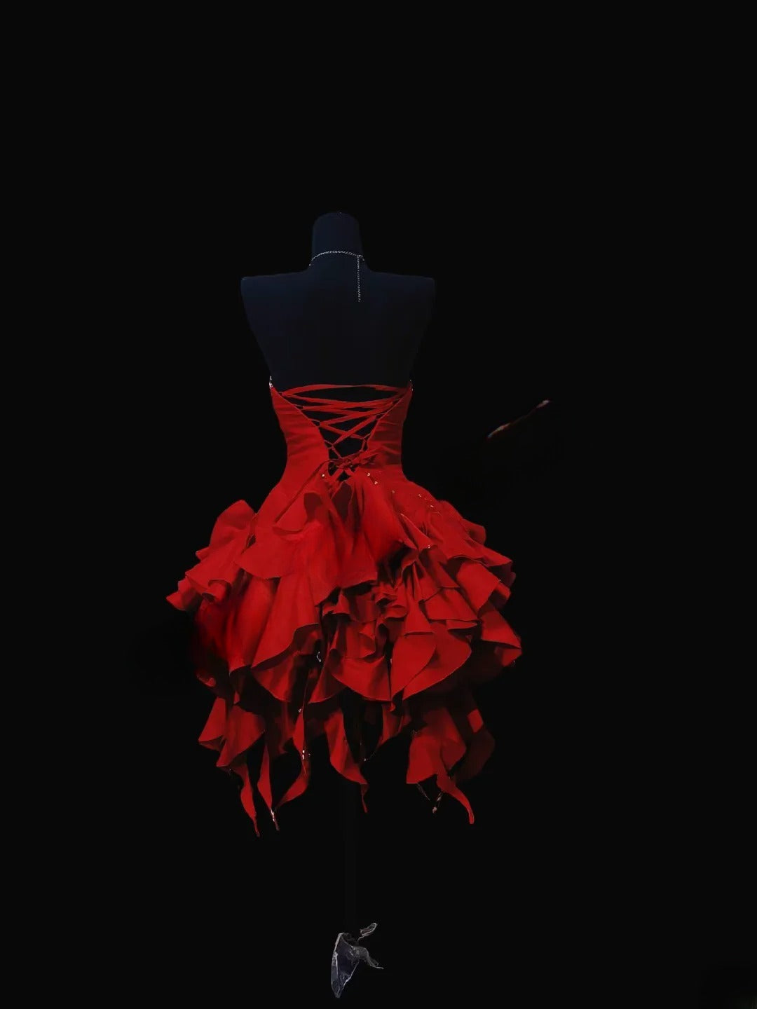 Unique Ball Gown Strapless Red University Ideas Homecoming Dress Inspo Short Party Cocktail Outfits RB7135
