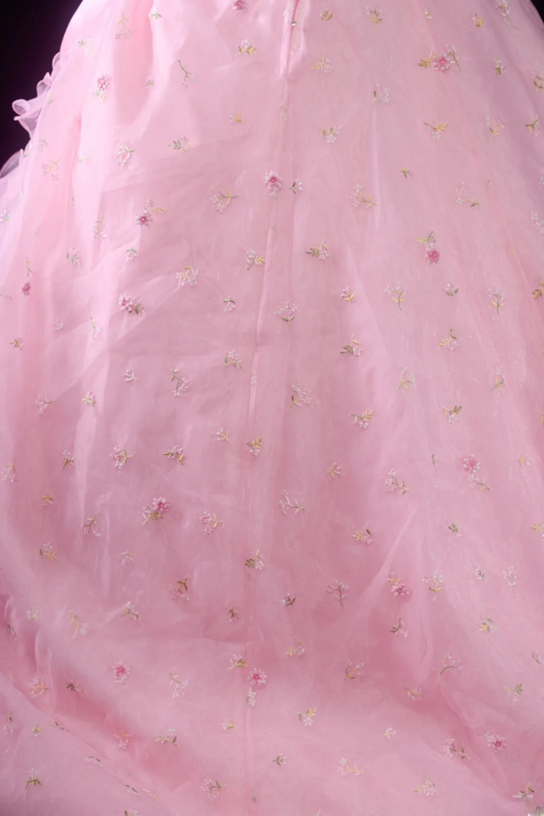 Classic Ball Gown High Neck Pink Tulle Sweet 16 Long Prom Dress Inspiration Party Senior Dance Prom Dresses AU536