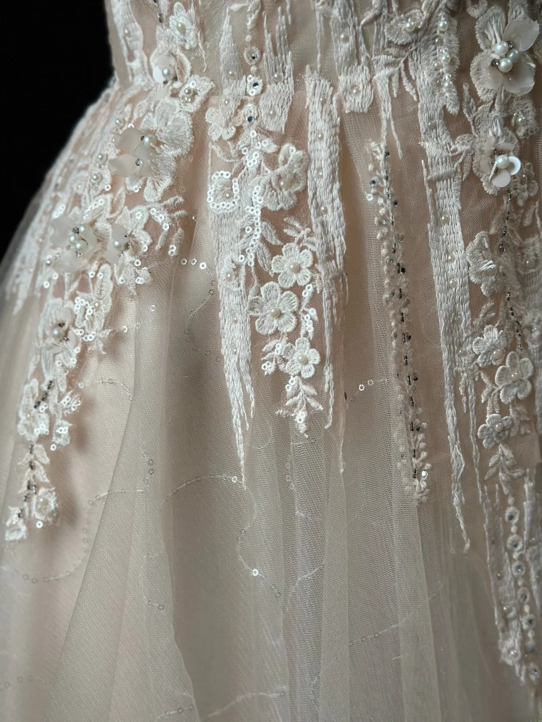 Classy Prom Dresses A line V Neck Light Blush Pink Tulle 1950s Retro Classy Party Formal Outfits RB6227
