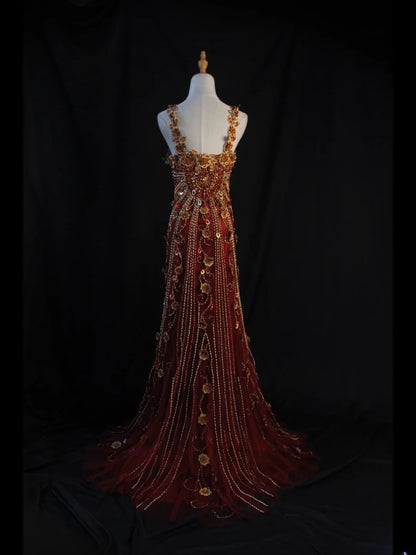 Vintage A Line Sweetheart Burgundy 80s With Beaded Appliqued Bodice Long Prom Max Dresses Inspo 18th Birthday Outfit Formal Dress For Women AS438