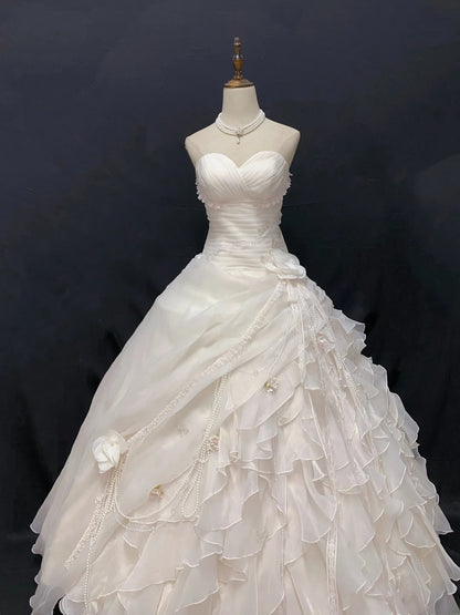 Sweety Ball Gown Sweetheart Light Pink Butterfly Long With Tiered Quince Dress inspo Quinceanera Dresses Formal Birthday Outfit RB7895