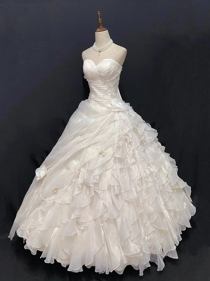Sweety Ball Gown Sweetheart Light Pink Butterfly Long With Tiered Quince Dress inspo Quinceanera Dresses Formal Birthday Outfit RB7895