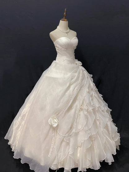 Sweety Ball Gown Sweetheart Light Pink Butterfly Long With Tiered Quince Dress inspo Quinceanera Dresses Formal Birthday Outfit RB7895