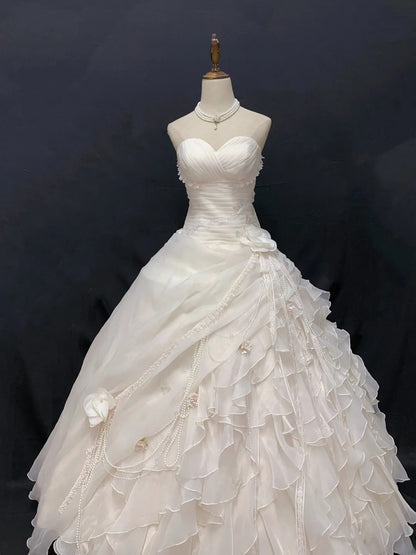 Sweety Ball Gown Sweetheart Light Pink Butterfly Long With Tiered Quince Dress inspo Quinceanera Dresses Formal Birthday Outfit RB7895