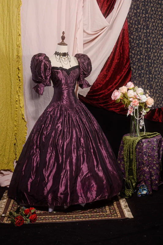 Hübsches Ballkleid mit herzförmigem Ausschnitt, violettes Quinceanera-Kleid mit Ärmeln für Sweet 15 Feier, Geburtstag, festliches Kleid RB8621