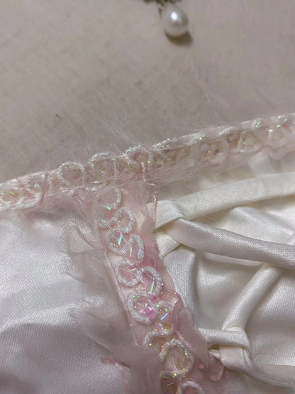 Cute Ball Gown Off The Shoulder Pink Tulle Long With Lace Quince Dress inspo Quinceanera Dresses Formal 18th Birthday Outfit RB7902