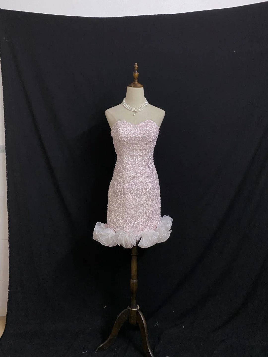 Cute Homecoming Dresses Outfit inspo Sheath Strapless Pink 16th Birthday Cocktail Dress Ideas Outfits RB7959