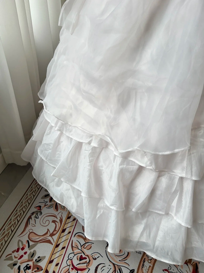 Sweet 16 Quinceanera Dress Ball Gown Halter Pink With Tiered Layers 16th Birthday Party Gown RC0936