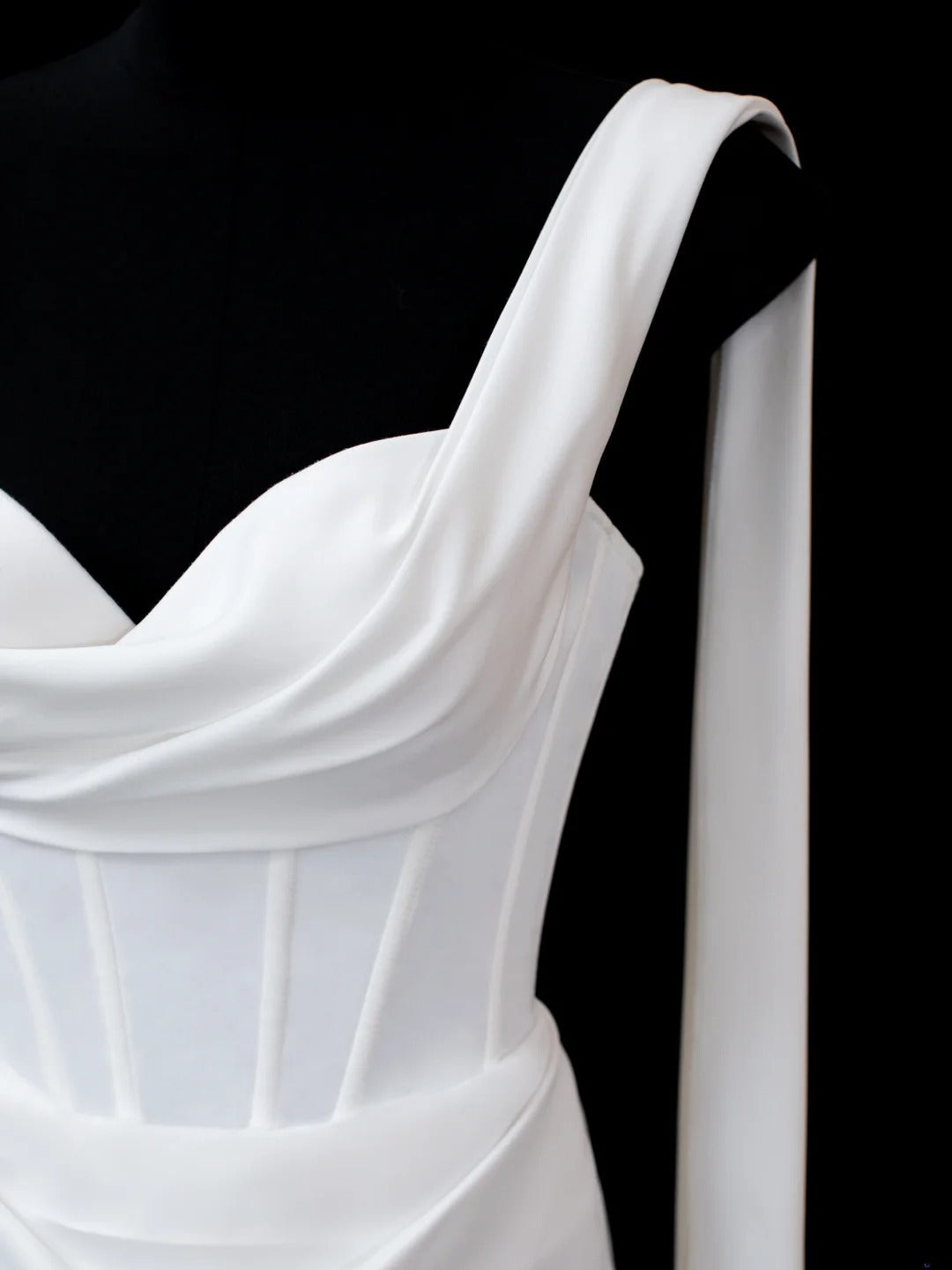 Simple Wedding Gowns 1960s Dresses Sheath One Shoulder Chic Style for Bride Satin Short White Petite/Plus Size Bridal Gown AS590