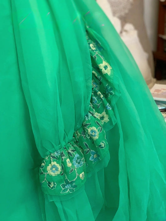 Sweet 16 Dress Ball Gown Off Shoulder Green Tulle With Lace Vestido De 15 Sweet Sixteen Dress RB9633