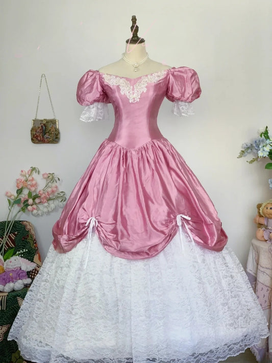 Sweet 16 Dress Ball Gown Pink Off Shoulder With Lace Vestido De 15 Sweet Sixteen Dress RB9653