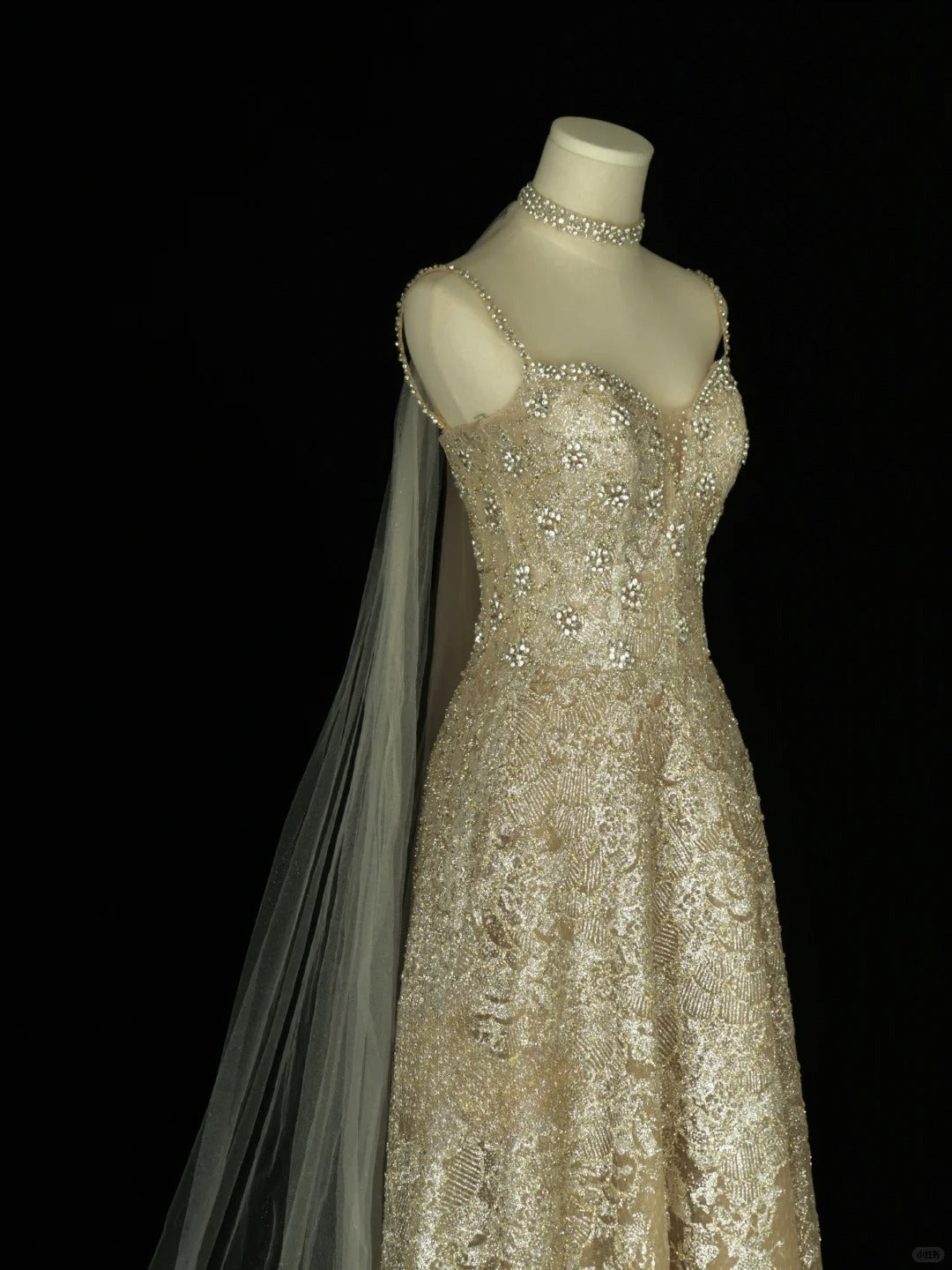 Glitter A Line Scoop Gold Sequined With Cape Prom Dresses Long Evening Party Formal Outfits RB6578
