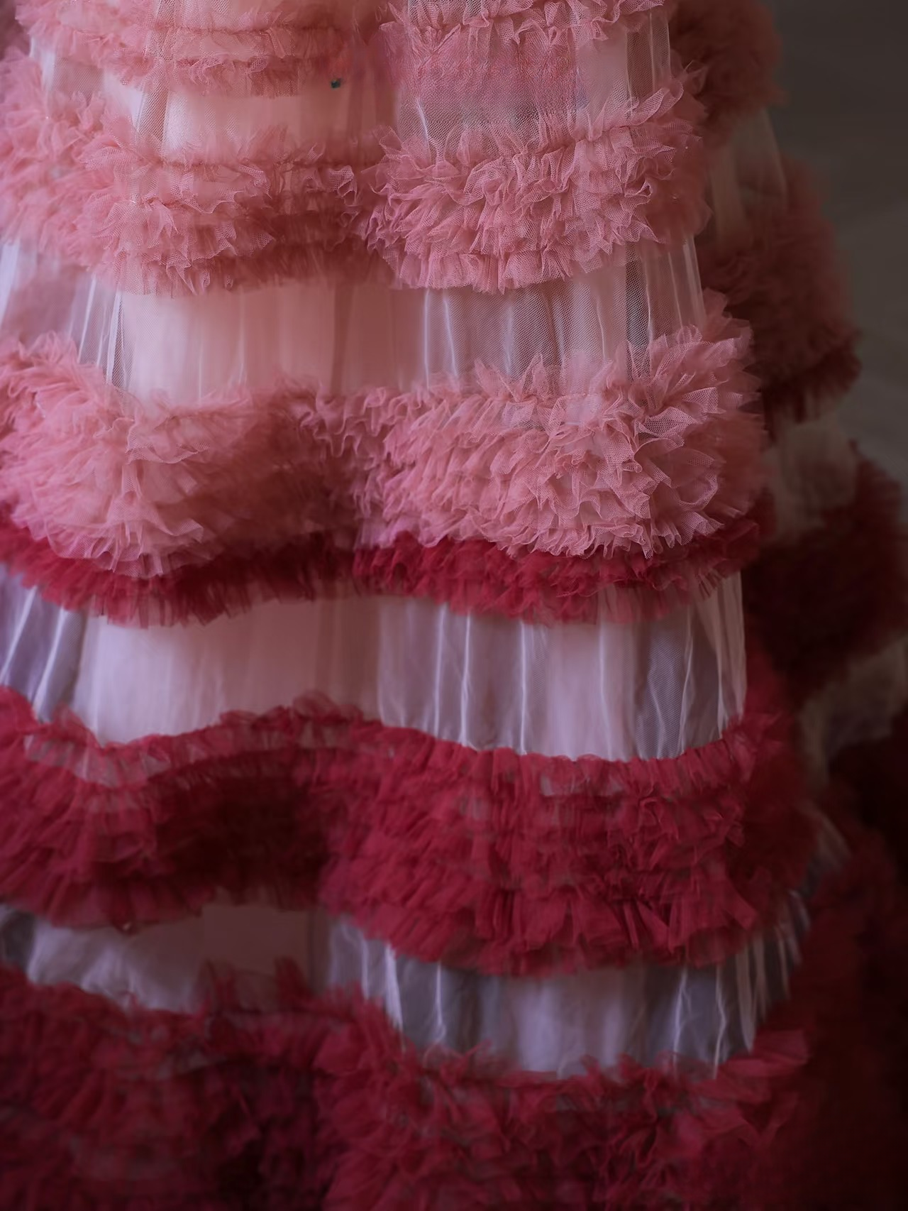 Modest Ball Gown Off The Shoulder Tulle Pink Floor Length Stunning Prom Dresses Inspiration Prom Dress Princess Dance Formal Graduation Dress AU039