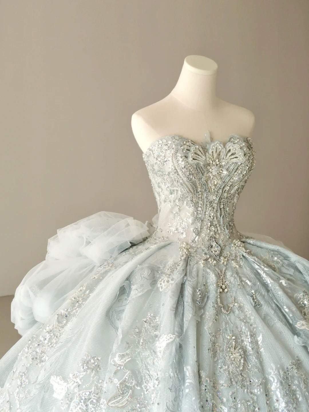 Princess Ball Gown Strapless With Ruffled Bow-knot Groom Bride Gown Bridal Dress Modest Wedding Dresses RB7678