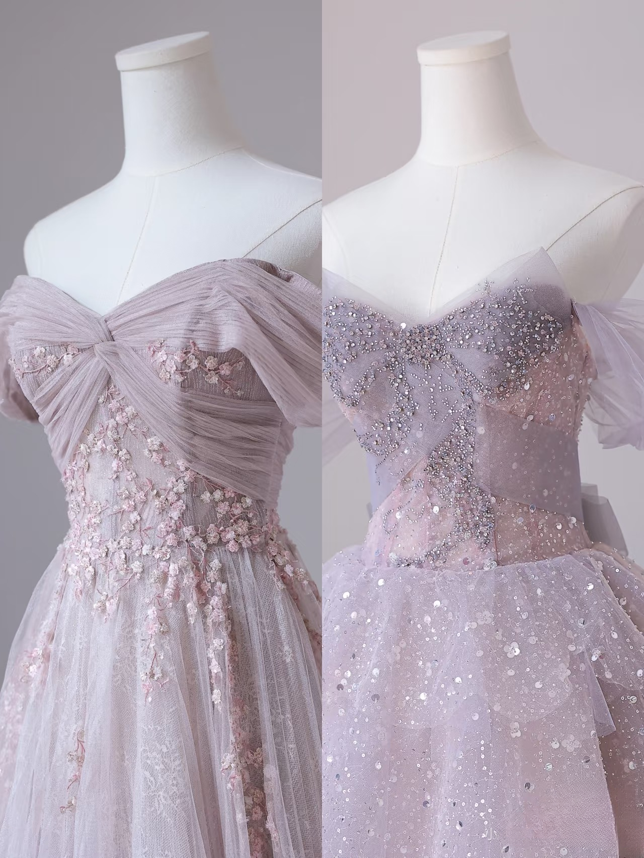 Classy A Line Tulle Long Prom Dresses Inspiration Trending Prom Gowns Formal Dance Prom Dress AU072