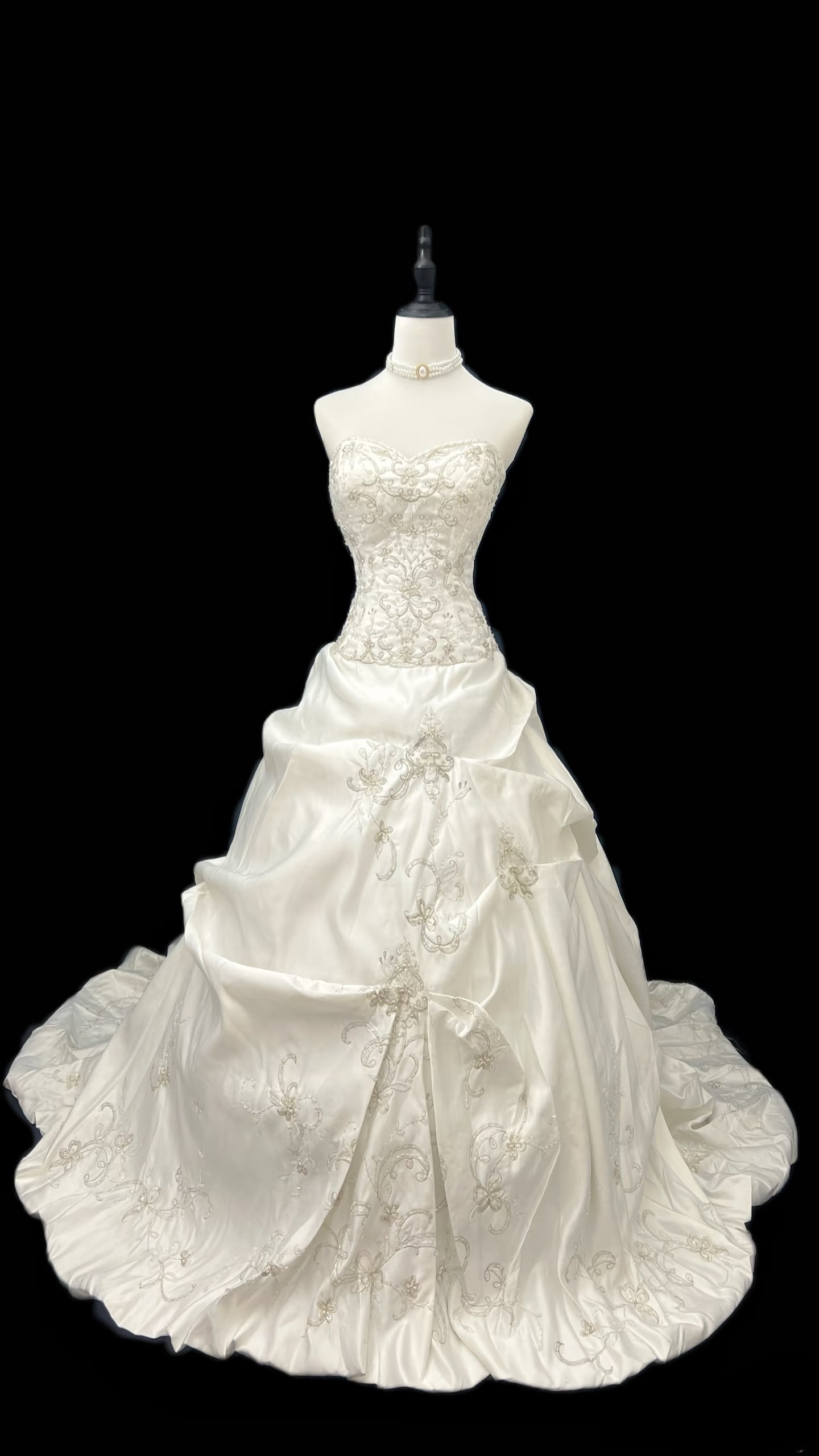 Retro Ball Gown Sweetheart Satin Style Long 1960s Inspired Wedding Dress Bride Gowns Wedding Dresses AU113
