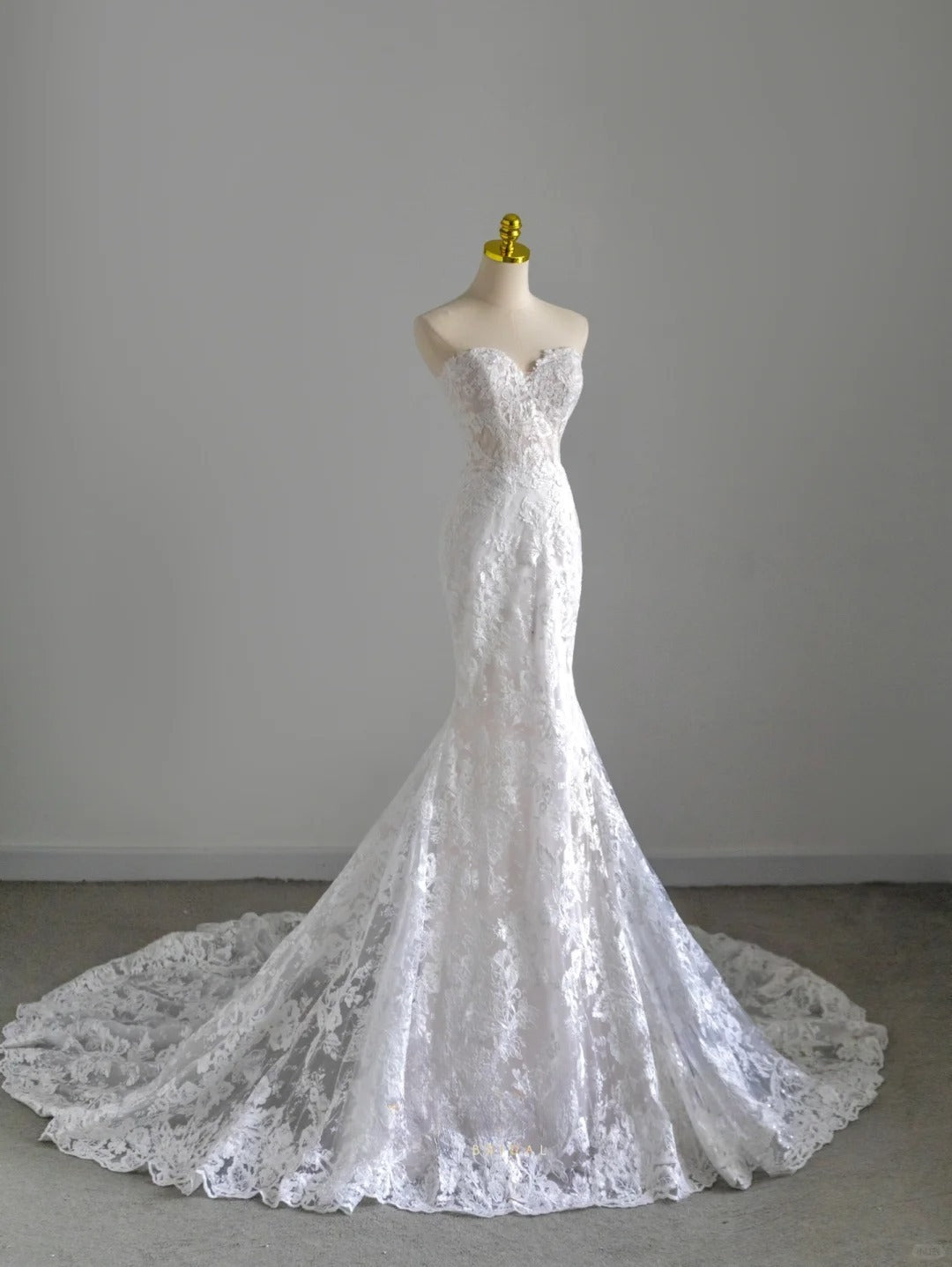 Modest Mermaid Sweetheart Lace White Groom Long Bride Gown Bridal Dress Modest Wedding Dresses RB7713