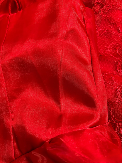 Retro-Abendkleider, Ballkleid mit Spaghettiträgern, burgunderrot, Vintage, langes Abendkleid, Partykleid AU238