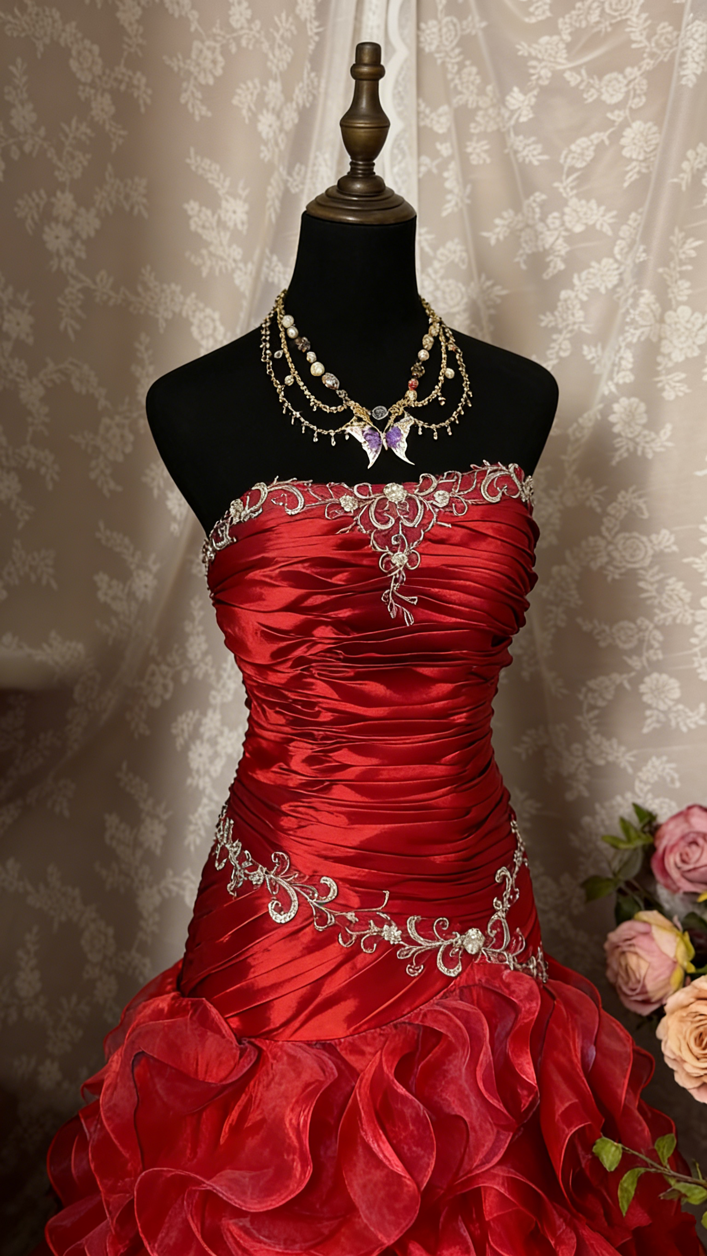Vintage-Abendkleid im Meerjungfrauenstil, trägerlos, dunkelviolett, gerafft, lang, 90er-Jahre-Stil, formelles Abendkleid, AU350