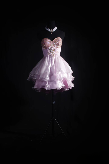 Wunderschönes Ballkleid Schatz Lila Tüll Kurzes Kleid zum 18. Geburtstag Cocktailkleider Homecoming Kleider AU533