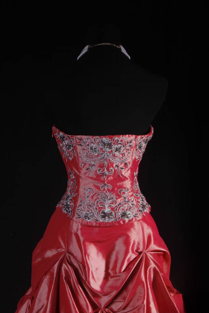 Rosa Quinceanera Kleider Ballkleid Schatz Satin Rosa Geburtstag Prom Kleider Vestidos De 15 Anos Formale Party Lange Süße 16 Kleid AU559
