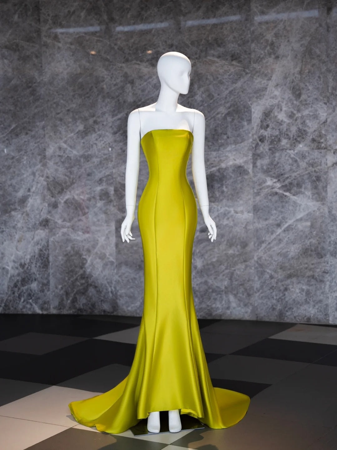 Romantic Mermaid Strapless Prom Dresses Long Party Dress 21st Birthday Outfit Graduation Dress AU709