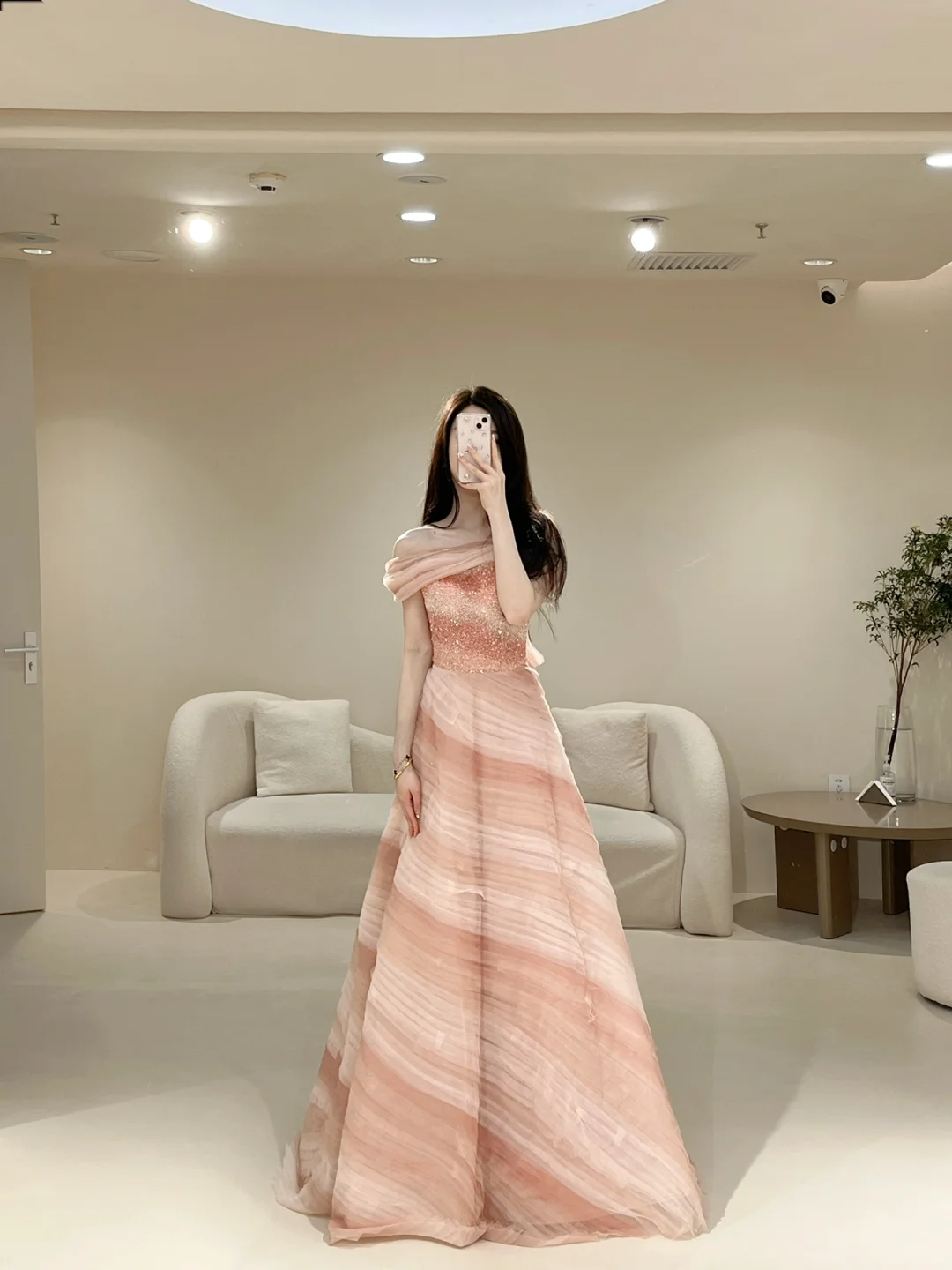 Robe de bal élégante sans bretelles en tulle rose, robe de soirée charmante, robe d'invitée de mariage tendance AB1015