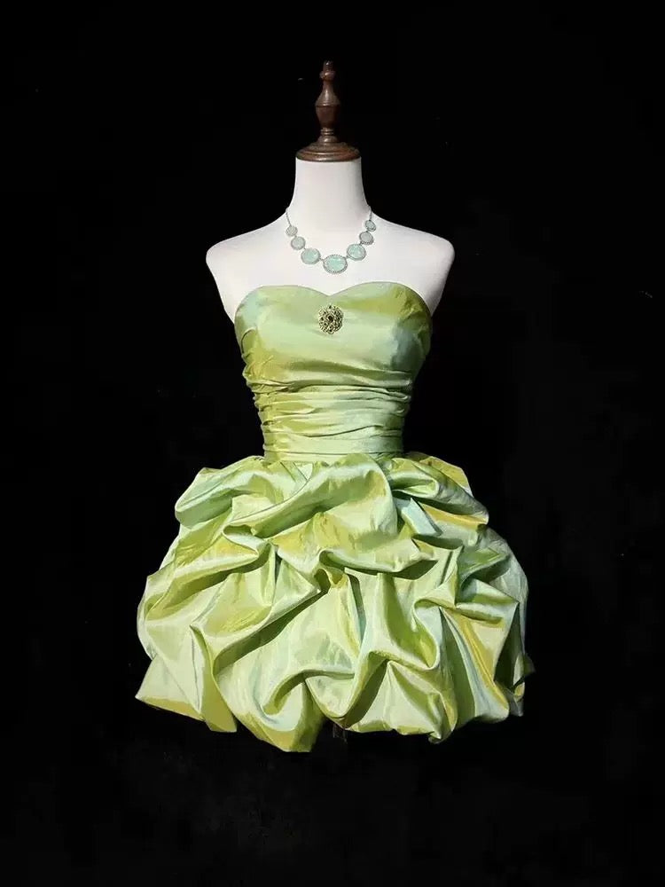 Wunderschönes Ballkleid, trägerlos, kurz, Mini-Partykleid, Cocktailkleid, Heimkehrkleid N4170