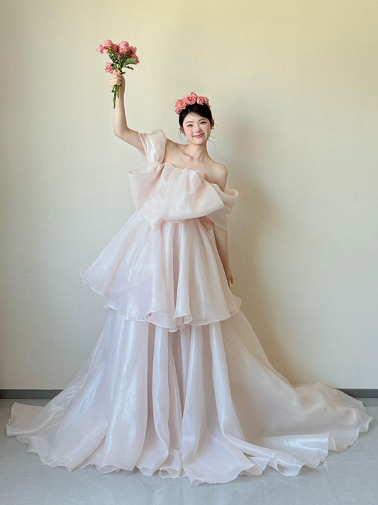 Prinzessin Abschlussballkleider Ballkleid Off-Shoulder Sweet 16 Abend langes Festliches Kleid RB3751