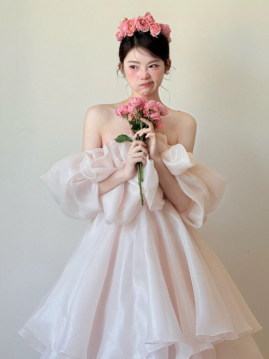 Prinzessin Abschlussballkleider Ballkleid Off-Shoulder Sweet 16 Abend langes Festliches Kleid RB3751
