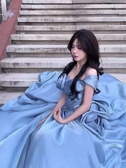 Cute Ball Gown Off The Shoulder Pink Satin Sweet 16 Dresses Quinceanera Dress Long 15 Vestidos De Fiesta N2030