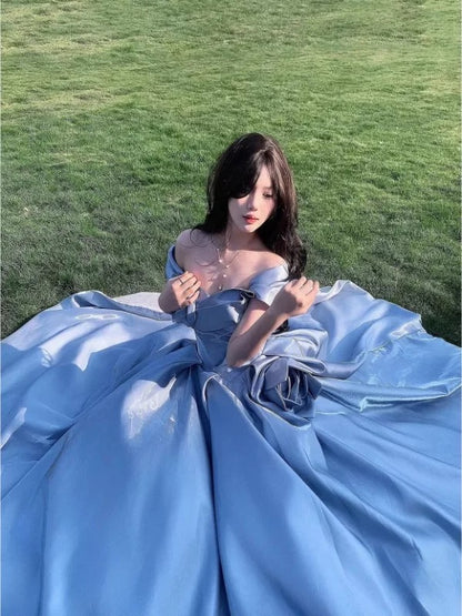 Cute Ball Gown Off The Shoulder Pink Satin Sweet 16 Dresses Quinceanera Dress Long 15 Vestidos De Fiesta N2030