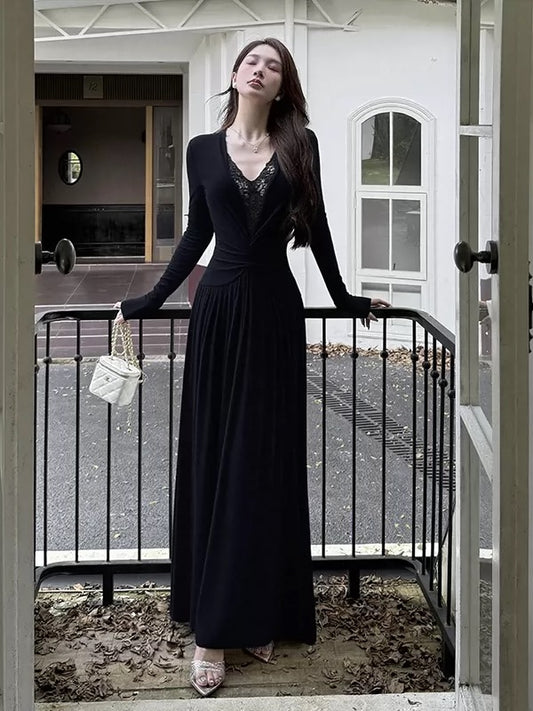 Dreamy A line V Neck With Ruffled Long Sleeves Cruise Ship Formal Night Evening Dresses 18th Birthday Outfits RB5630