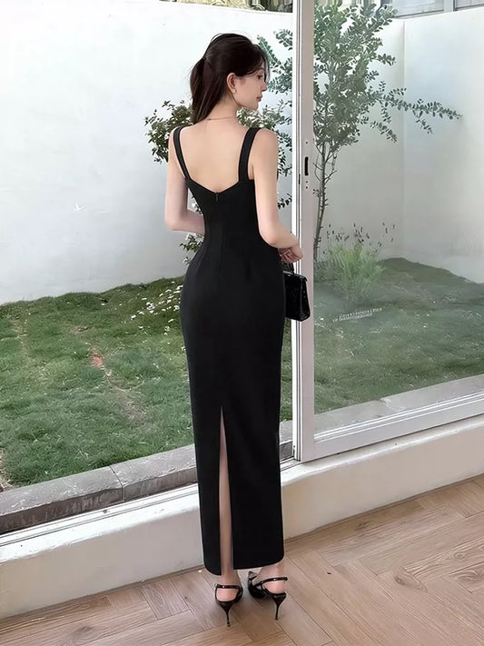 Delicate Mermaid Straps Burgundy With Slit Red Cruise Ship Formal Night Evening Dresses 17th Birthday Outfits RB5654