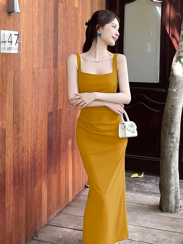 Dreamy Mermaid Square Neck Ankle Length Cruise Ship Formal Night Evening Dresses 18th Birthday Outfits RB5662