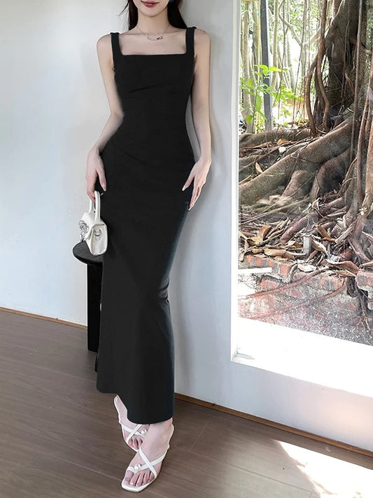 Dreamy Mermaid Square Neck Ankle Length Cruise Ship Formal Night Evening Dresses 18th Birthday Outfits RB5662