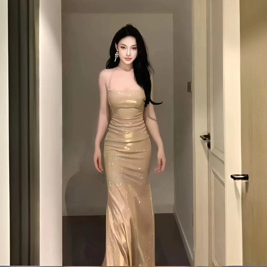 Delicate Mermaid Halter Burgundy With Ruffled Long Cruise Ship Formal Night Evening Dresses 19th Birthday Outfits RB5648