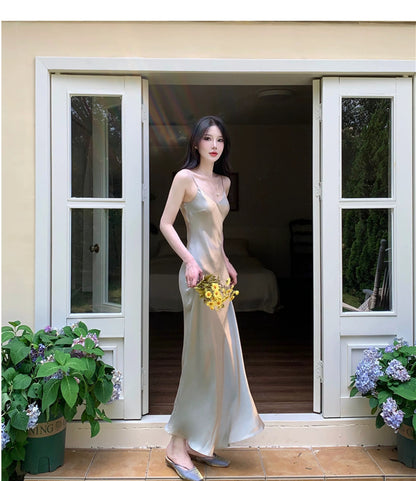 Boho-chic Sheath Spaghetti Straps Semi Formal Summer Garden Beach Spring Event Outfits Wedding Guest Dresses RB4943
