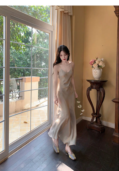 Boho-chic Sheath Spaghetti Straps Semi Formal Summer Garden Beach Spring Event Outfits Wedding Guest Dresses RB4943