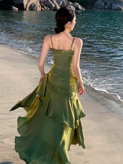 Classy Mermaid Spaghetti Strap Burgundy Prom Dress Inspo For Women Girls Formal Party Gowns Long Formal Dresses RB5118