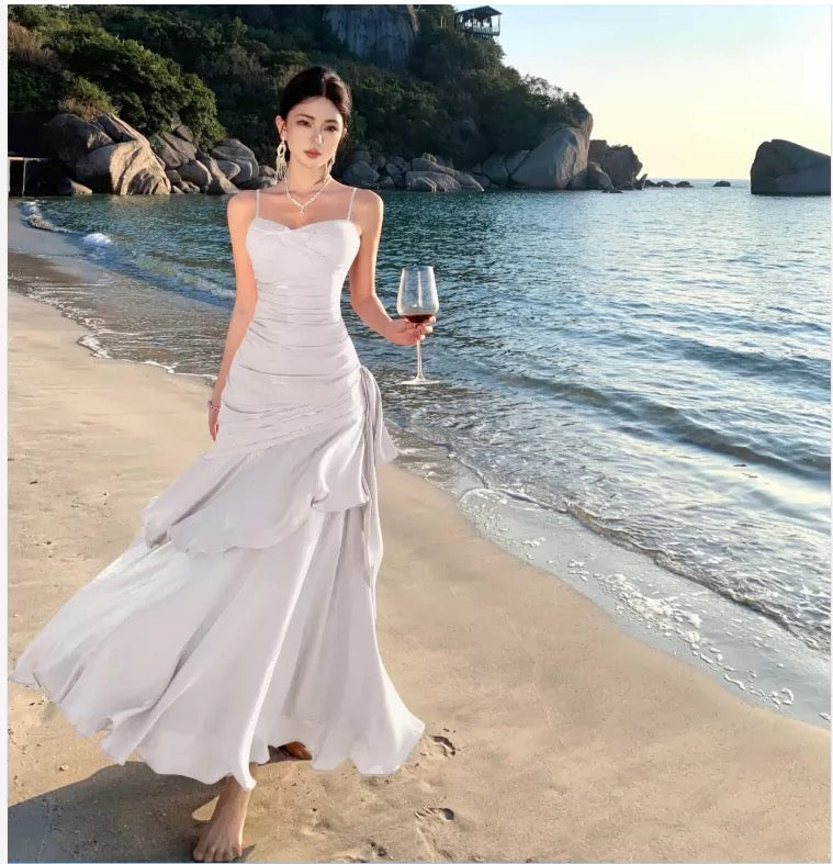 Classy Mermaid Spaghetti Strap Burgundy Prom Dress Inspo For Women Girls Formal Party Gowns Long Formal Dresses RB5118