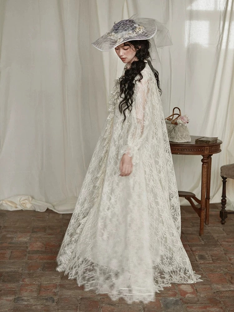 Charming A Line V Neck Lace White With Sleeves Brides Gown Bridal Dress Long Wedding Dresses RB5712