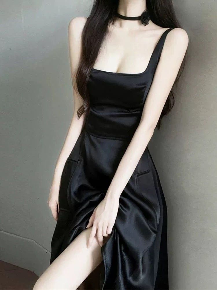Elegantes A-Linien-Kleid mit eckigem Ausschnitt für Black-Tie-Abend, Ball, Frühling, Sommer, Strand, formelle Anlässe und Hochzeitsgäste N3963