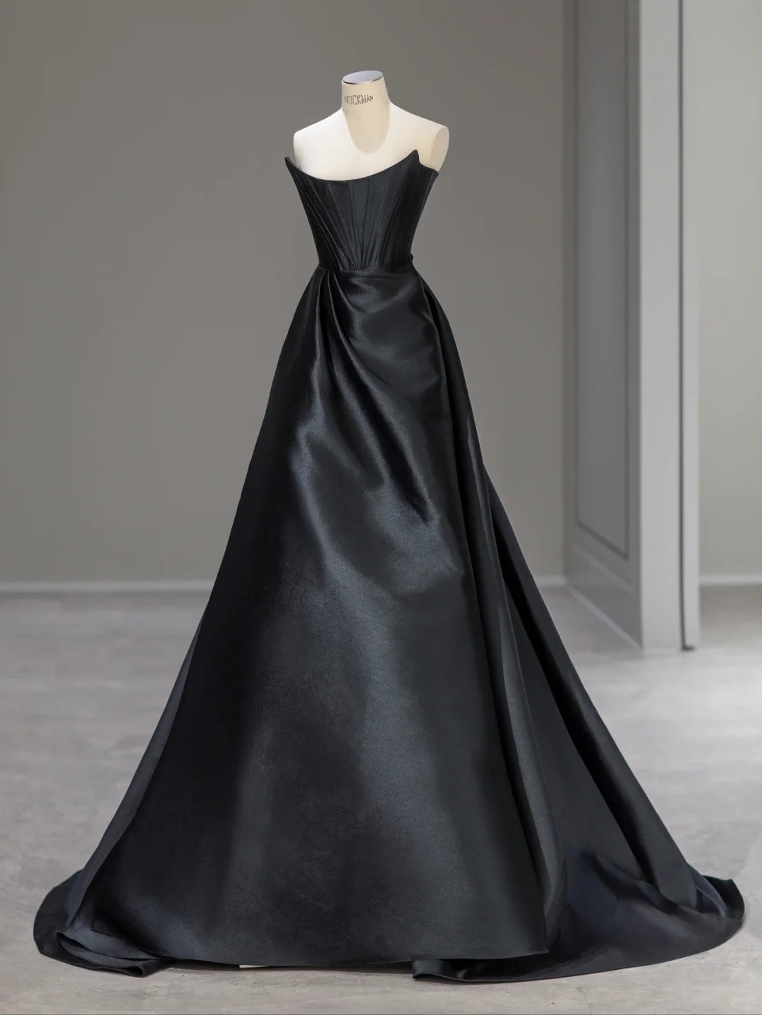 Magnifique Robe de Bal bustier, robe de soirée noire longue inspiration tenues de soirée RB3995